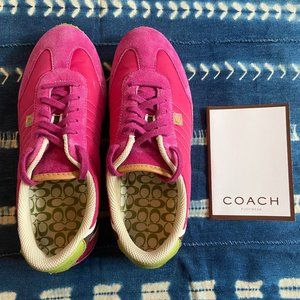 Coach Sneakers | Fuschia Nikki Tennis Shoes 5.5M